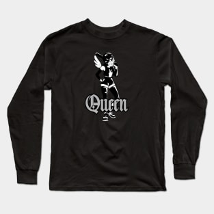 Anime Queen Girl with baseball bat Long Sleeve T-Shirt